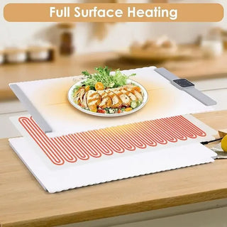 Portable Electric Warming Tray with Temperature Control