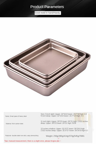 Non-Stick Carbon Steel Baking Tray