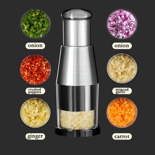 Slice, Dice, and Simplify: Stainless Steel Onion Chopper Revolutionizes Kitchen Prep!