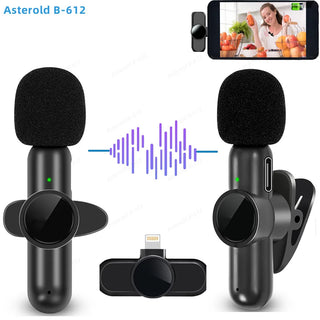 Wireless Lavalier Microphone with Noise Cancelling