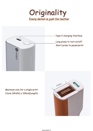 Handheld Inkjet Printpen for DIY Custom Printing