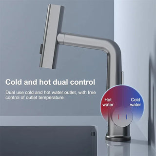 LED Waterfall Faucet: Temperature Display